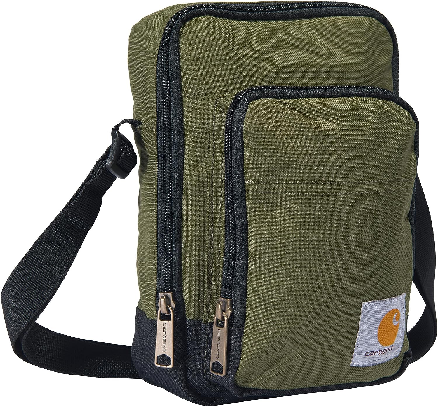 Carhartt Zip， Durable， Adjustable Crossbody Bag with Zipper Closure， Brown， One Size - Image 2